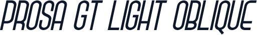 Prosa GT Light Oblique