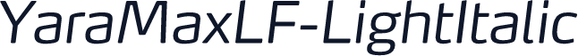 YaraMaxLF-LightItalic