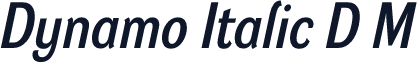 Dynamo Italic D M