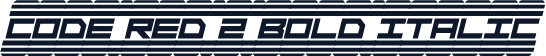 Code Red 2 Bold Italic