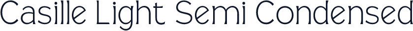 Casille Light Semi Condensed