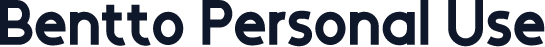 Bentto Personal Use