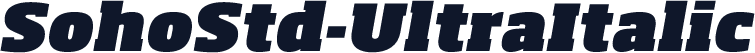 SohoStd-UltraItalic