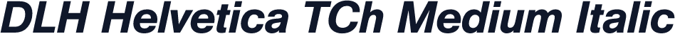 DLH Helvetica TCh Medium Italic