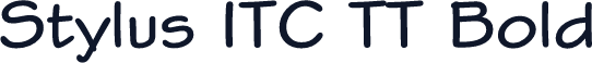 Stylus ITC TT Bold