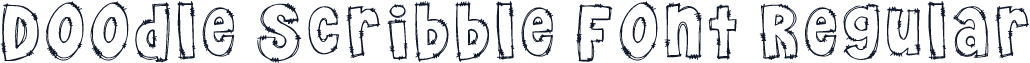 Doodle Scribble Font Regular