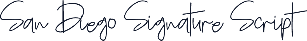 San Diego Signature Script