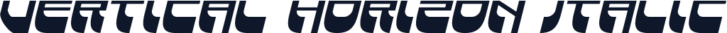 Vertical Horizon Italic