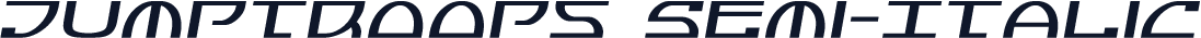 Jumptroops Semi-Italic
