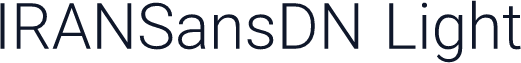 IRANSansDN Light