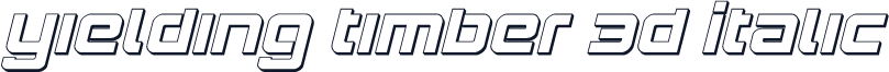 Yielding Timber 3D Italic