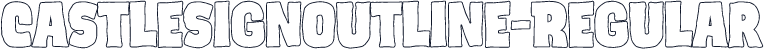 CastlesignOutline-Regular