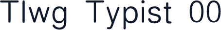 Tlwg Typist 00