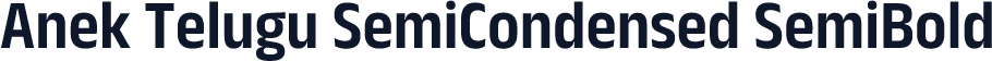 Anek Telugu SemiCondensed SemiBold