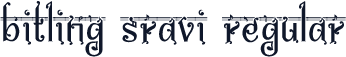 bitling Sravi Regular