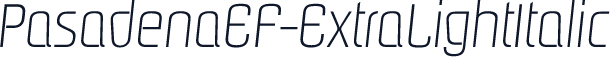 PasadenaEF-ExtraLightItalic