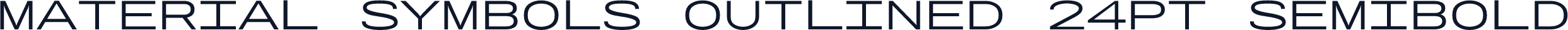 Material Symbols Outlined 24pt SemiBold