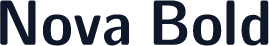 Nova Bold