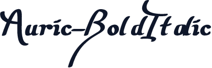 Auric-BoldItalic