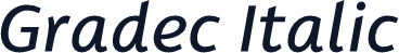 Gradec Italic