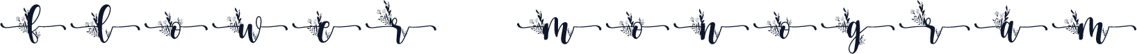 Flower  Monogram