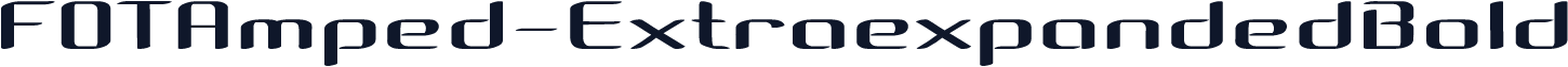 FOTAmped-ExtraexpandedBold