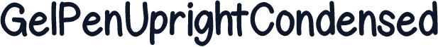 GelPenUprightCondensed