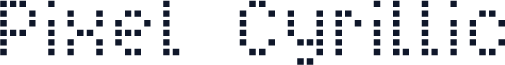 Pixel Cyrillic