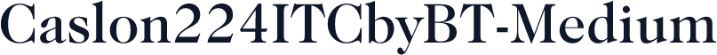 Caslon224ITCbyBT-Medium