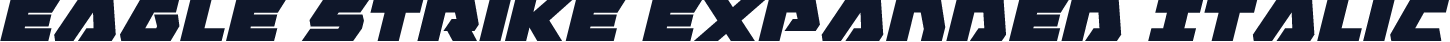 Eagle Strike Expanded Italic