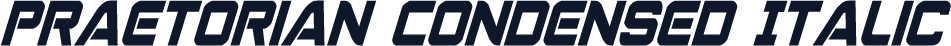 Praetorian Condensed Italic