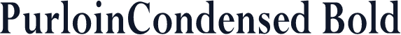 PurloinCondensed Bold