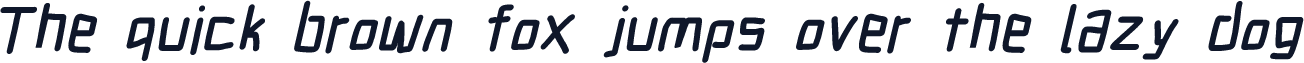 Electronic ExtraBlack Italic