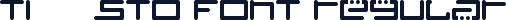 TiÃ«sto Font Regular