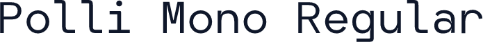 Polli Mono Regular