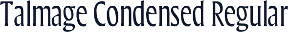 Talmage Condensed Regular