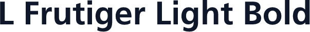 L Frutiger Light Bold