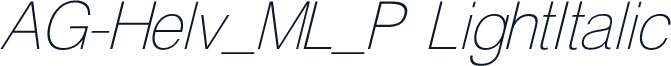 AG-Helv_ML_P LightItalic