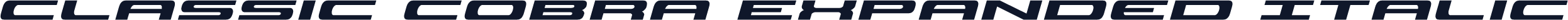 Classic Cobra Expanded Italic