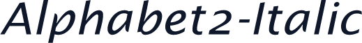 Alphabet2-Italic
