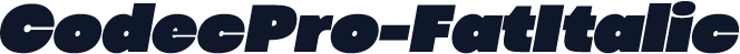 CodecPro-FatItalic