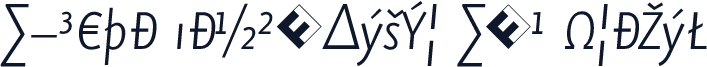 Eureka Sans-Light Exp Italic