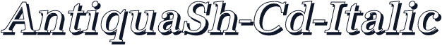 AntiquaSh-Cd-Italic
