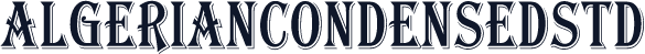 AlgerianCondensedStd
