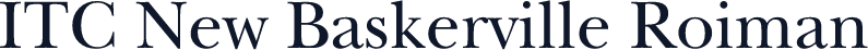 ITC New Baskerville Roiman