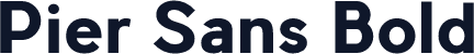 Pier Sans Bold