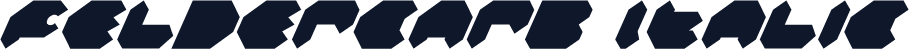 Feldercarb Italic
