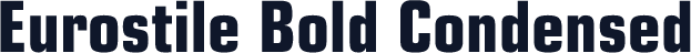 Eurostile Bold Condensed