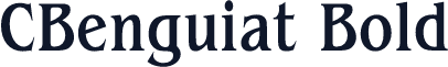 CBenguiat Bold