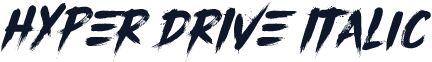 HYPER DRIVE Italic
